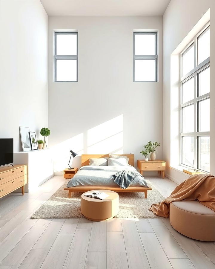 Minimalist Loft Bedroom Design