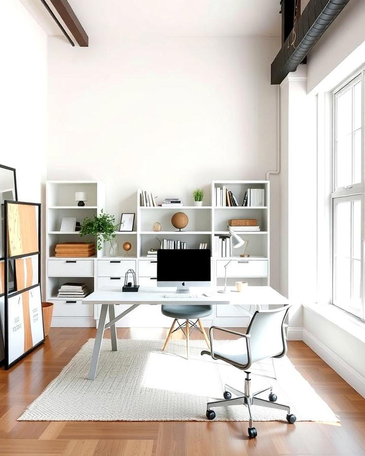 Minimalist Loft Office Design