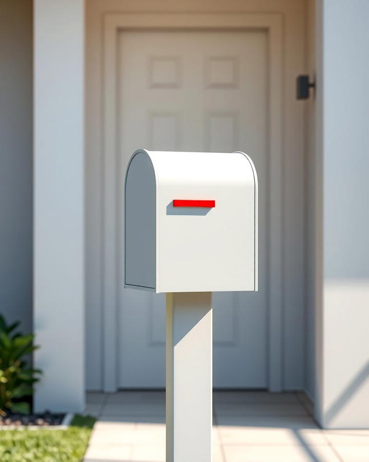 Minimalist Mailbox Post