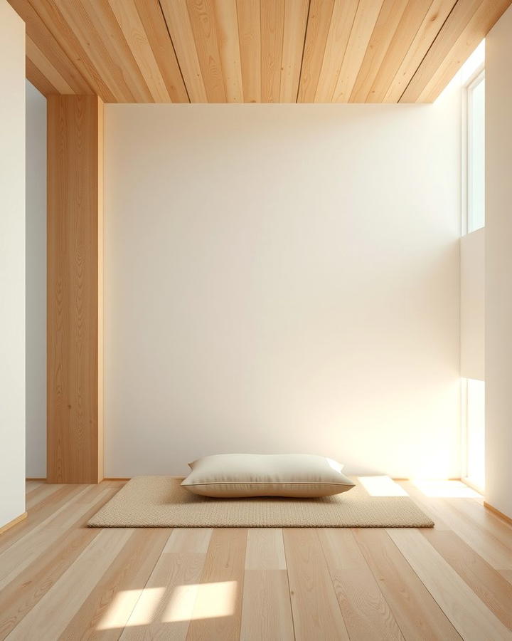 Minimalist Meditation Room