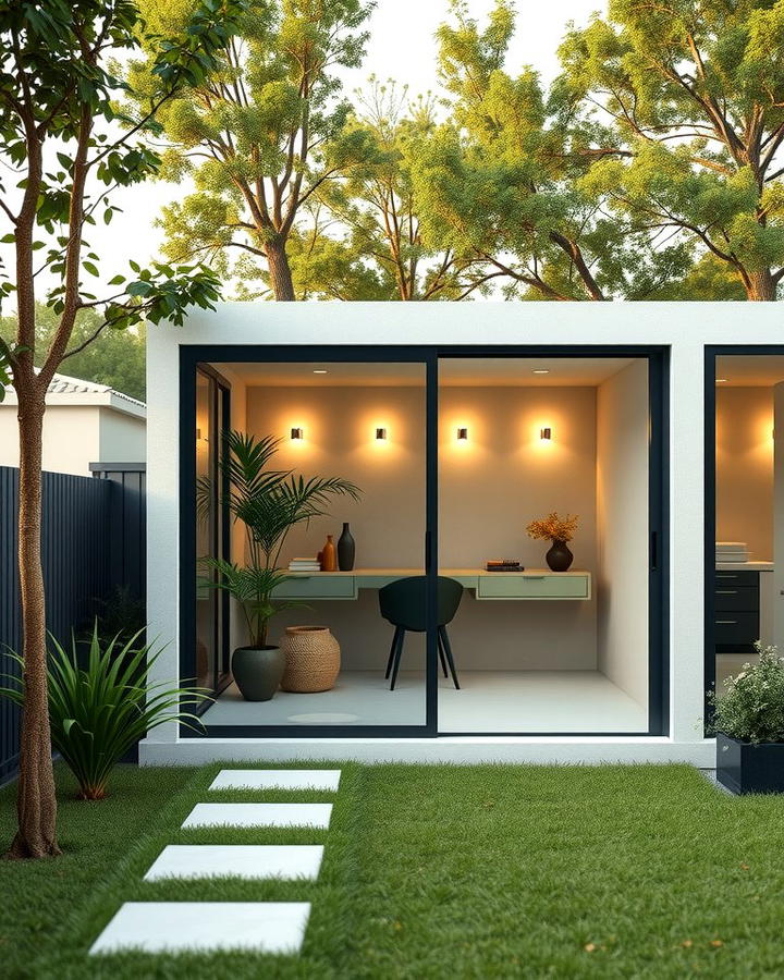 Minimalist Modern Shed