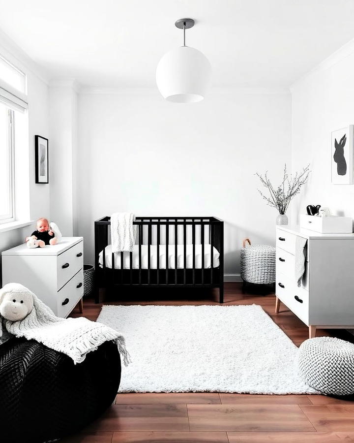 Minimalist Monochrome Nursery