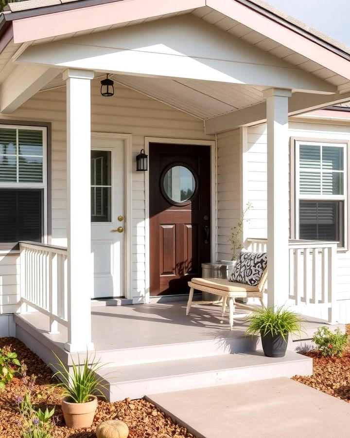 Minimalist Porch with Clean Lines