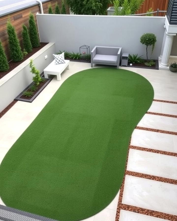 Minimalist Putting Green Designs