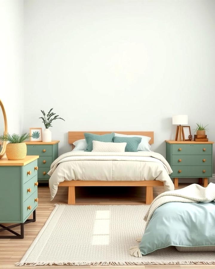 Minimalist Sage Green Furniture