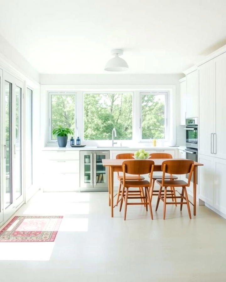 Minimalist Sunroom Kitchen