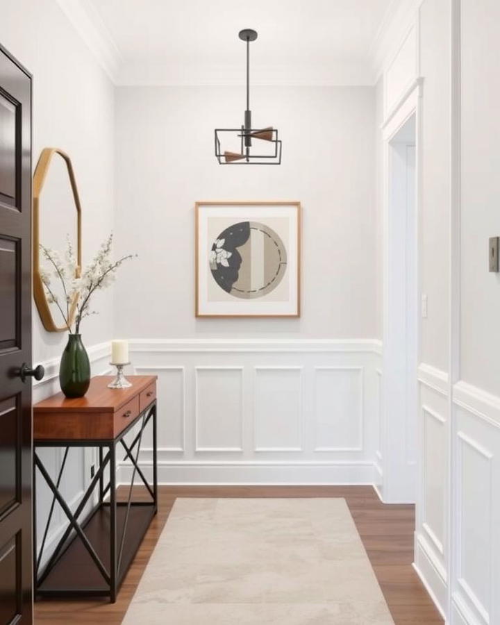 Minimalist Wainscoting for a Clean Design