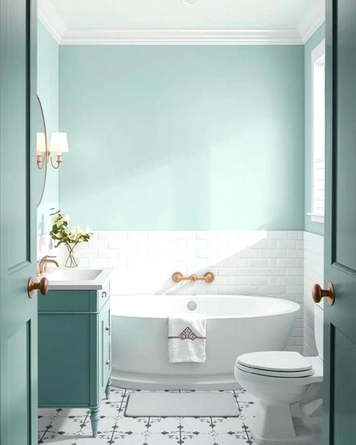 Mint Green Accent Wall for a Bold Statement