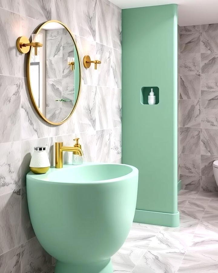 Mint Green Fixtures for a Modern Edge