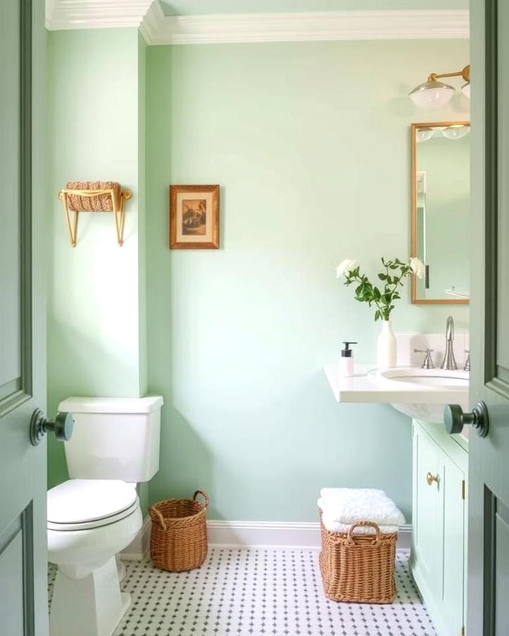 Mint Green Painted Walls for a Subtle Transformation