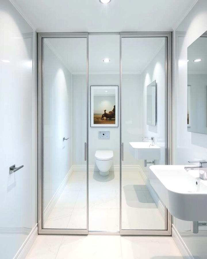 Mirrored Closet Doors for Dual Functionality