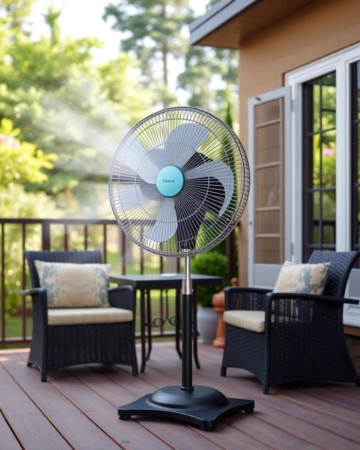 Misting Patio Fans for Hot Summer Days