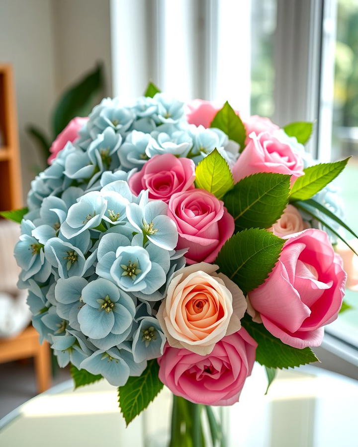 Mixed Floral Hydrangea Bouquet