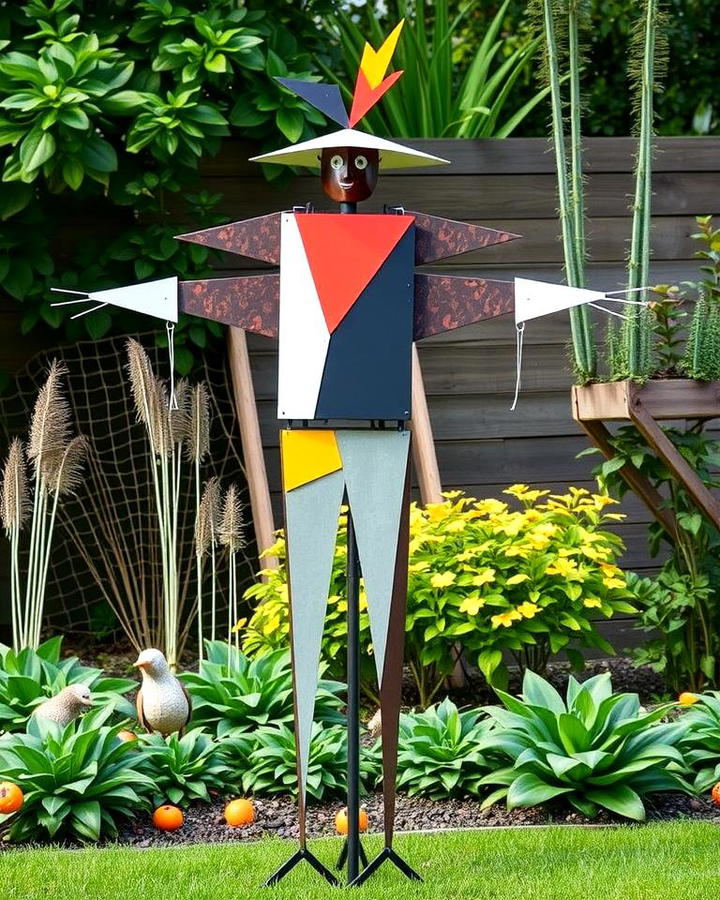 Modern Art Scarecrow