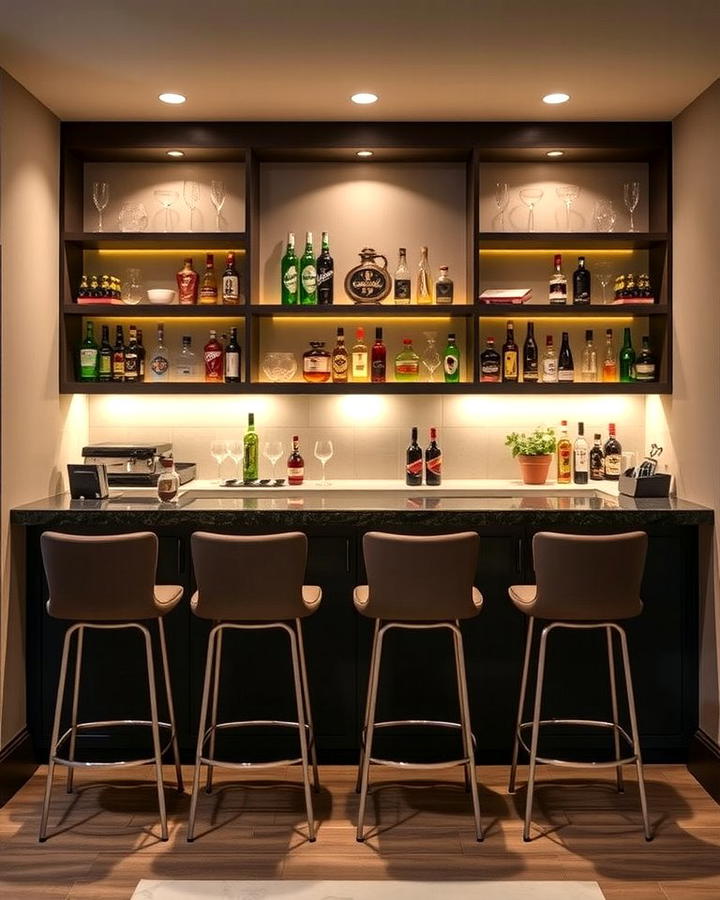 Modern Bar Setup