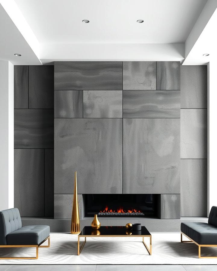 Modern Elegance with Sleek Stone Panels