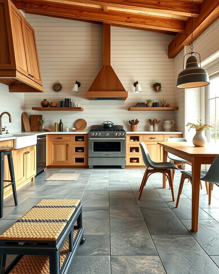 Modern Farmhouse Appeal with Textured Slate