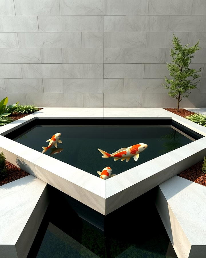 Modern Geometric Koi Ponds