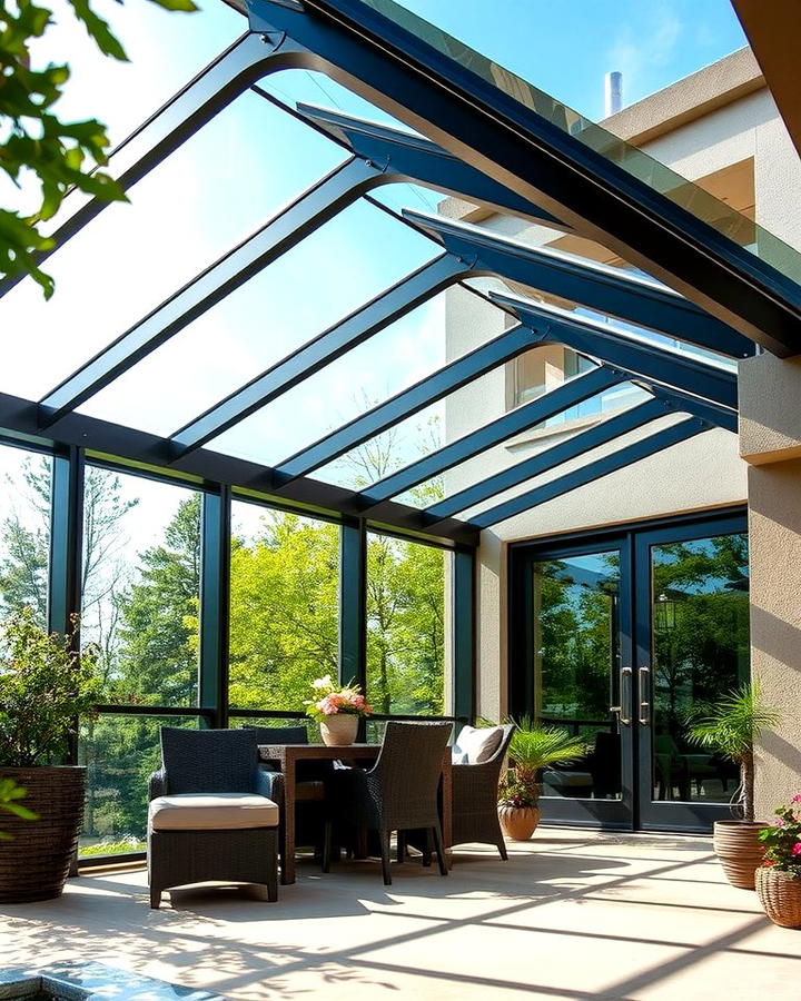 Modern Glass Canopy