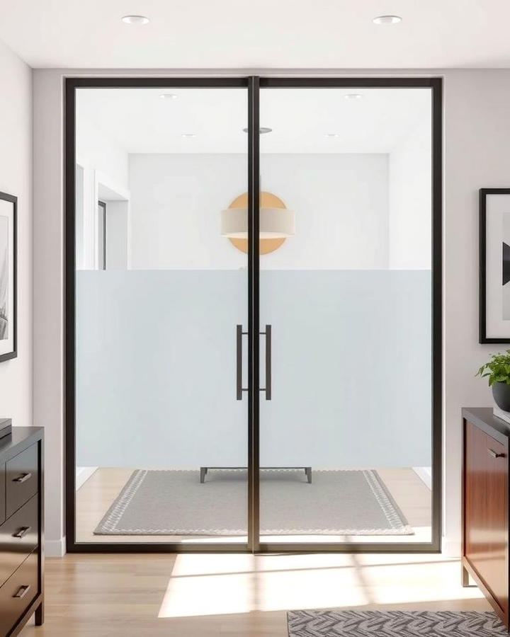 Modern Glass Panel Doors