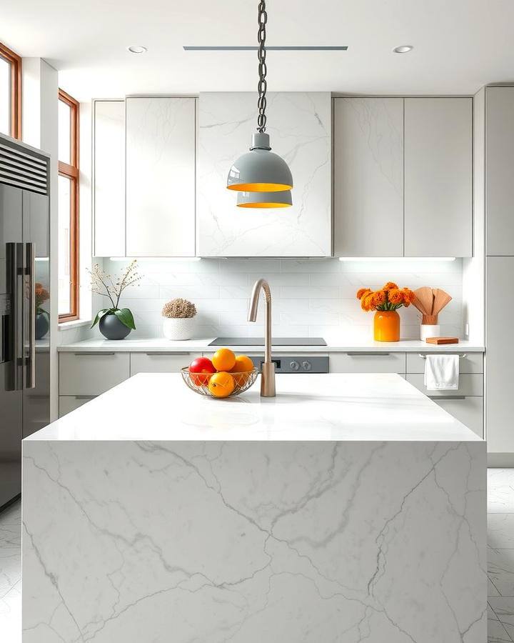 Modern Grey Marble Countertops