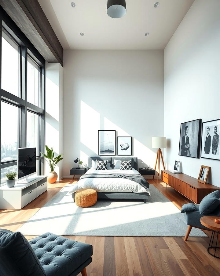 Modern Loft Bedroom Simplicity