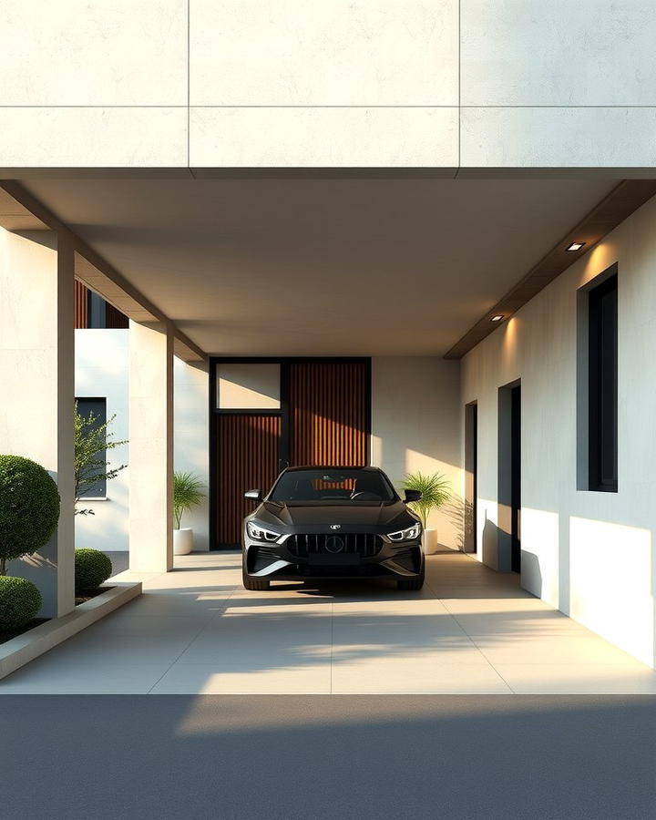 Modern Minimalist Car Porch 2