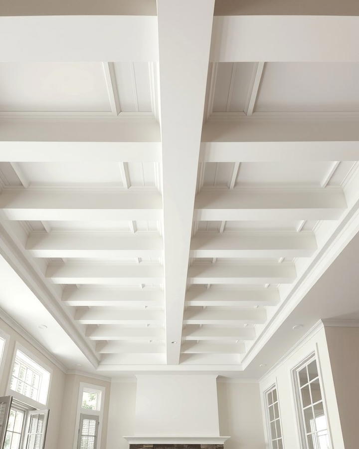 Modern Minimalist Coffered Ceiling 2