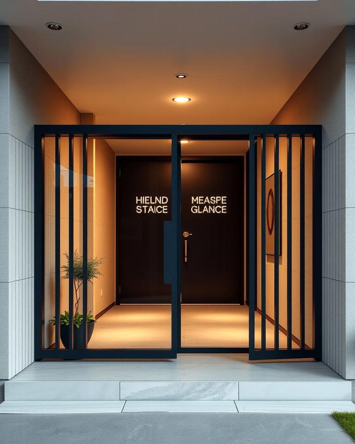 Modern Minimalist Gate Design