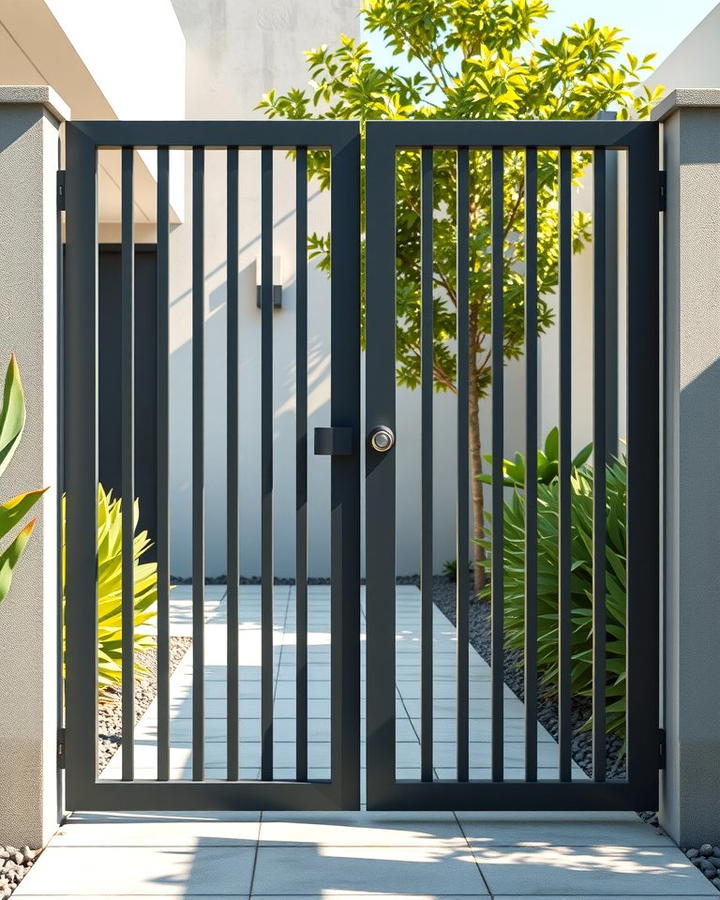 Modern Minimalist Metal Gate 2