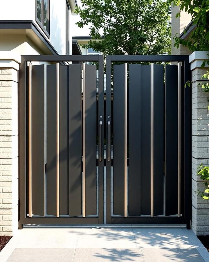 Modern Minimalist Metal Gate