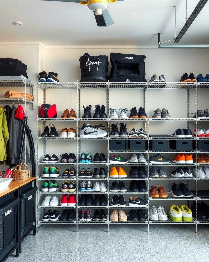 Modular Shoe Shelving