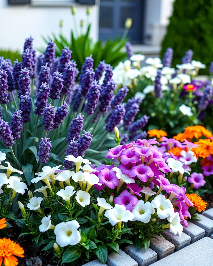 Monochromatic Flower Bed