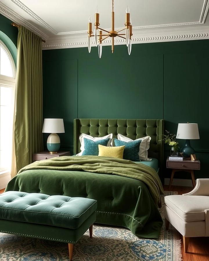 Monochromatic Green Elegance