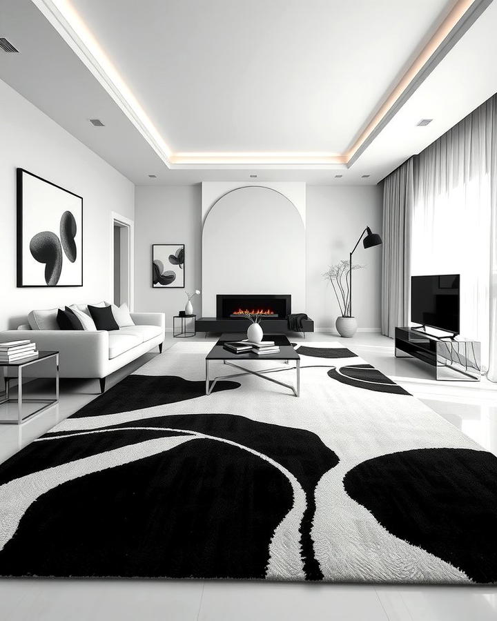 Monochrome Carpets for Sleek Minimalism