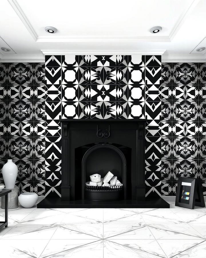 Monochrome Geometric Tiles