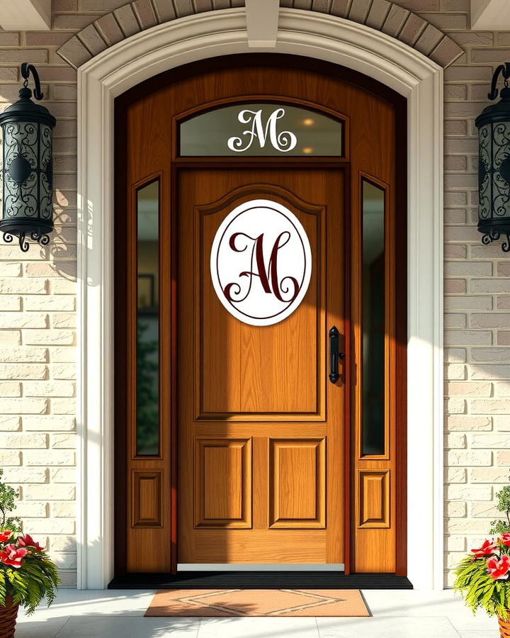 Monogrammed Door Decor