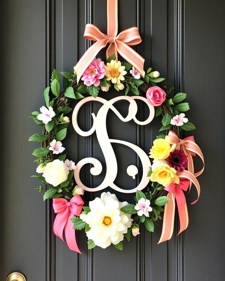 Monogrammed Door Hanger