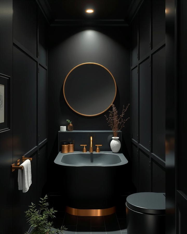 Moody Black Walls