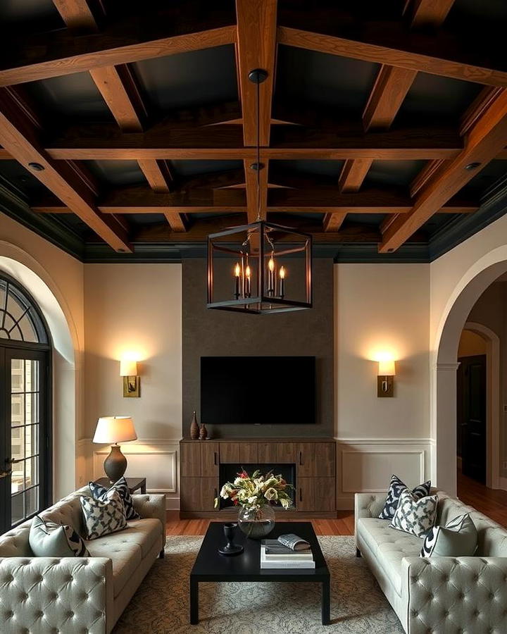 Moody Ceiling Treatments