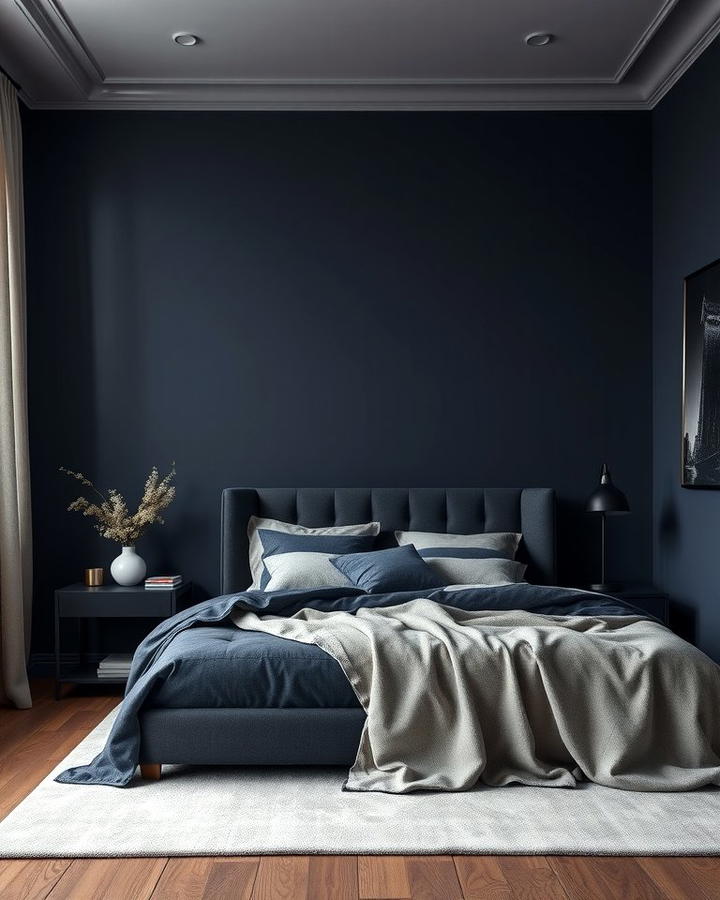 Moody Navy and Soft Gray