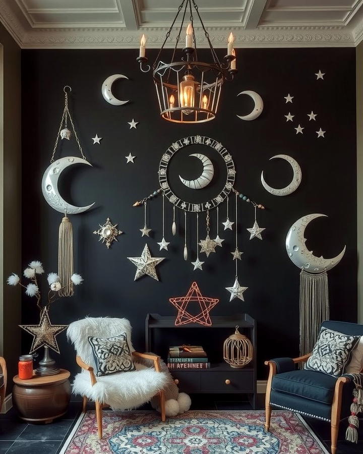 Moon and Star Decor for Celestial Charm