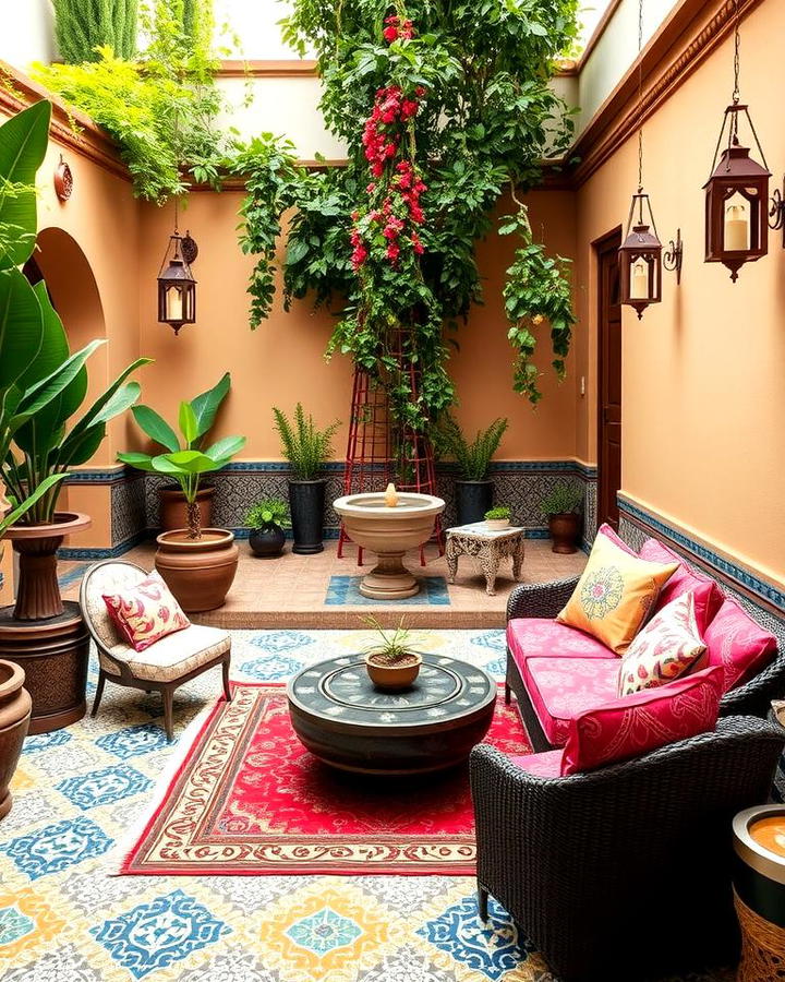 Moroccan Inspired Patio