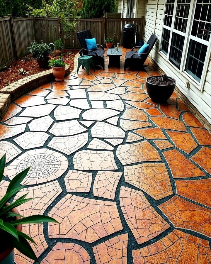 Mosaic Concrete for Artistic Flair