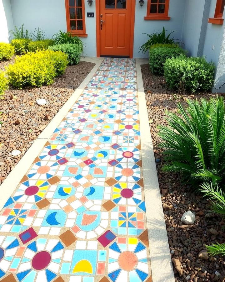 Mosaic Tile Path