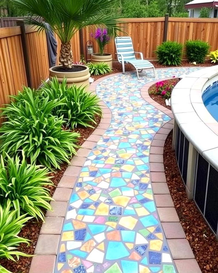 Mosaic Tile Pathway