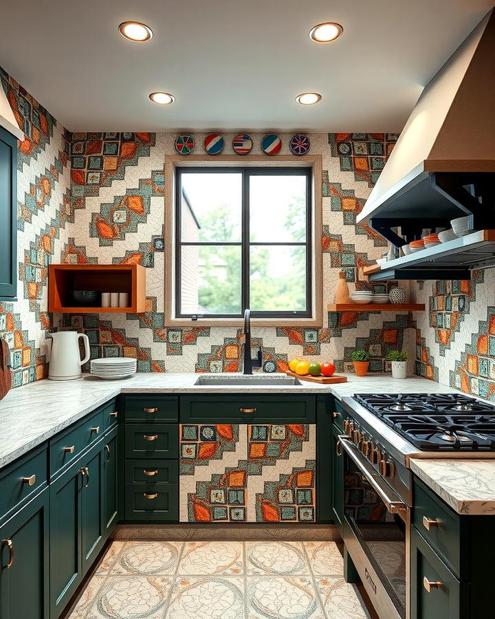 Mosaic Tile Wall