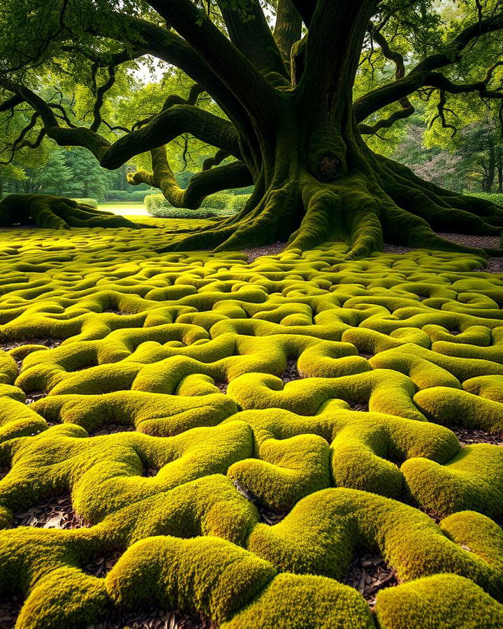 Moss Carpet for a Soft Ground Cover