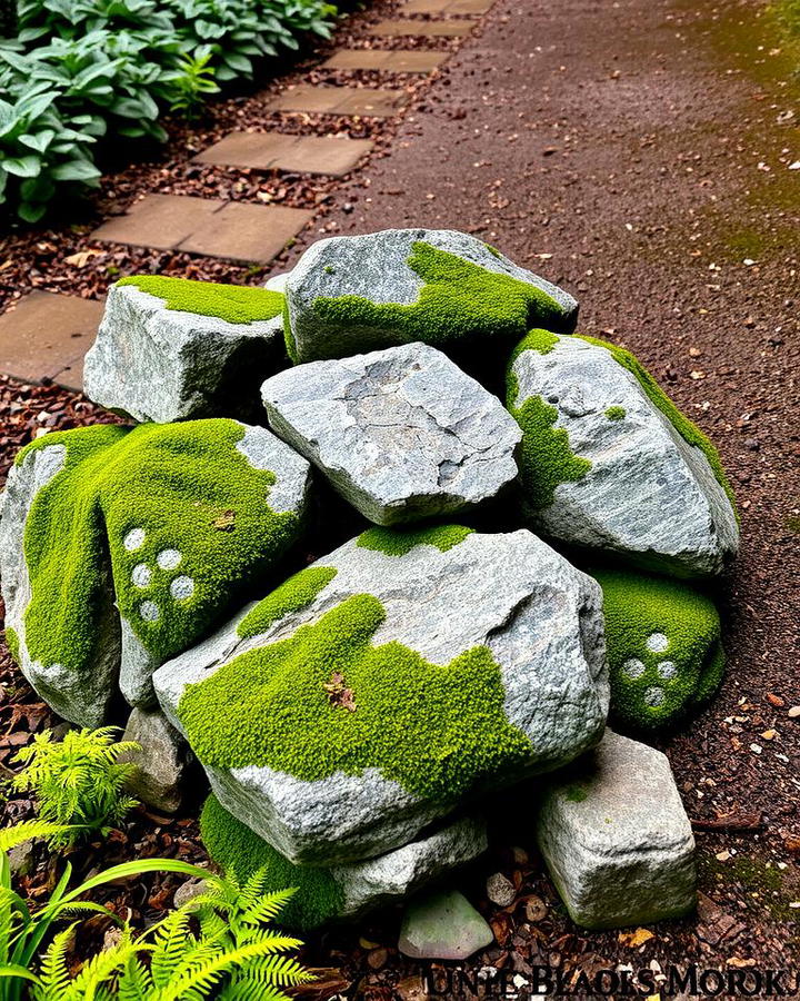 Moss Rocks for Textured Accents