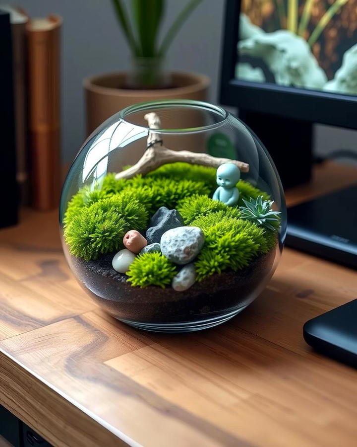 Moss Terrariums for Indoor Greenery